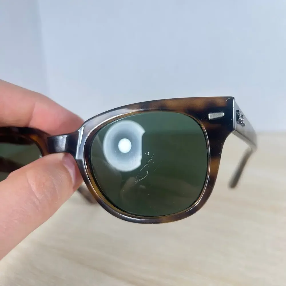 Ray-Ban RB4168 Meteor 710 Sunglasses Tortoise Shell READ DESC Italy